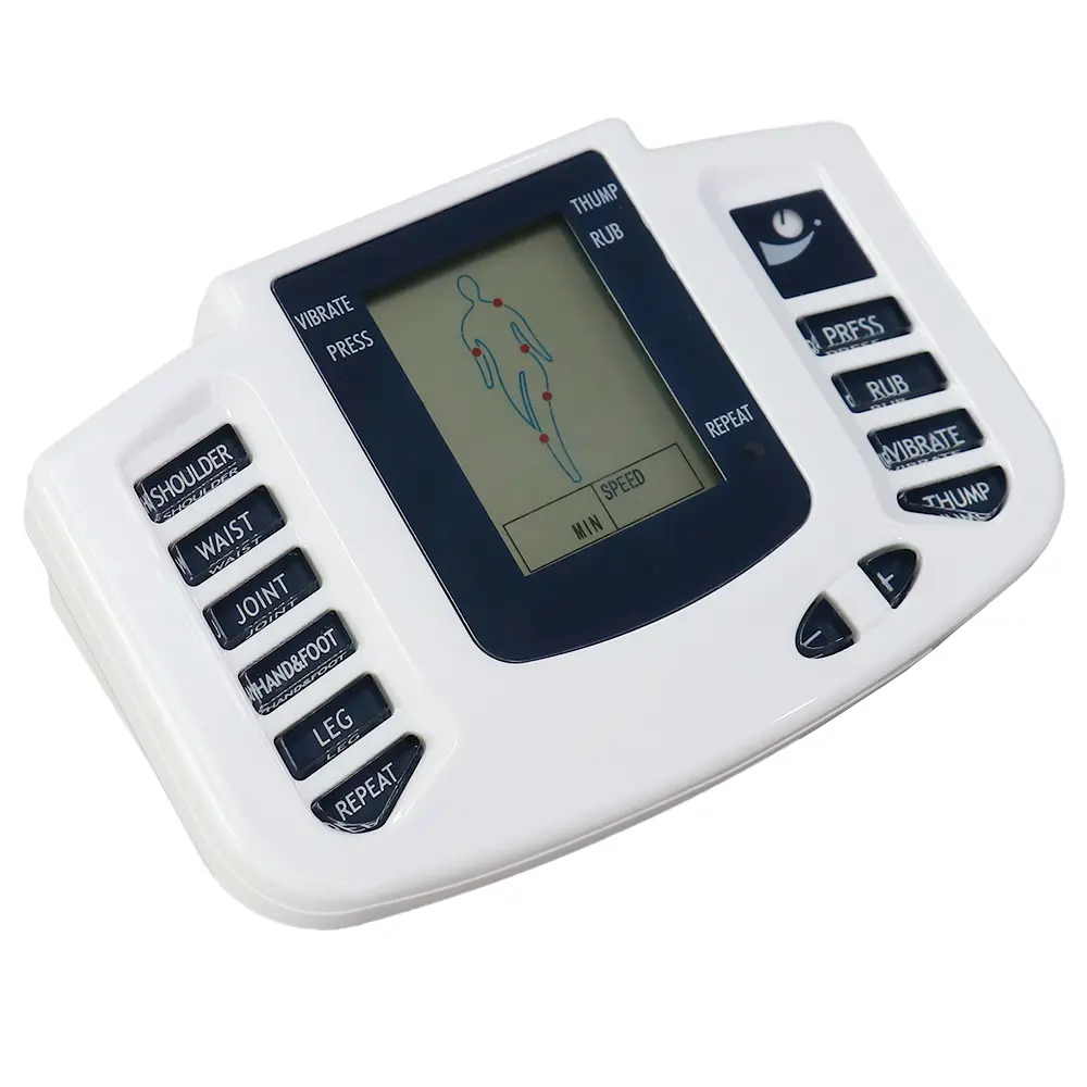 Electrical EMS Tens Massage 10 Level 16 Pads Pulse Acupuncture Muscle Stimulator Physiotherapy Machine Body Relax Health Care