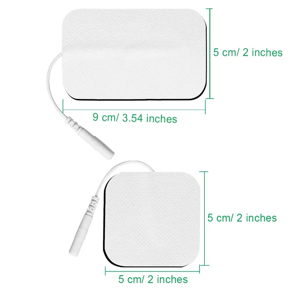 10/20/50PCS Physiotherapy Electrodes Pads Non-woven Fabric Adhesive Gel Replacement Patch for Tens Unit EMS Muscle Stimulator