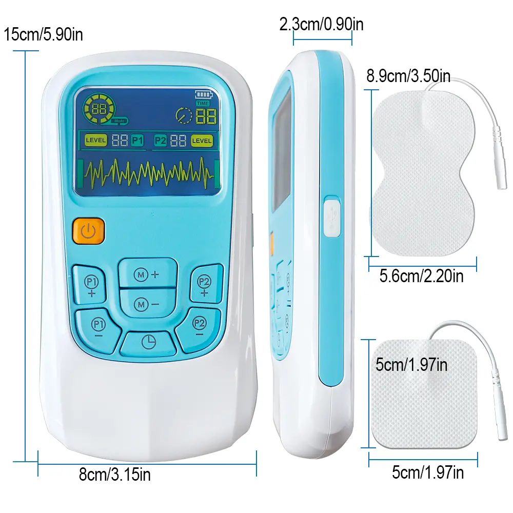 25 Modes EMS Tens Acupuncture Muscle Stimulator Digital Therapy for Pain Relief Electronic Pulse Physiotherapy Relaxation Device