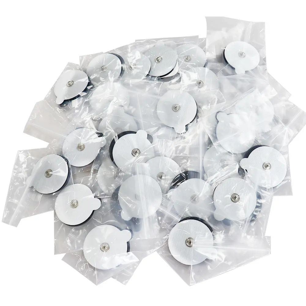 Reusable Tens Electrode Pads Electrostimulation Patches Acupuncture Physiotherapy Ems Nerve Muscle Stimulator Gel Sticker