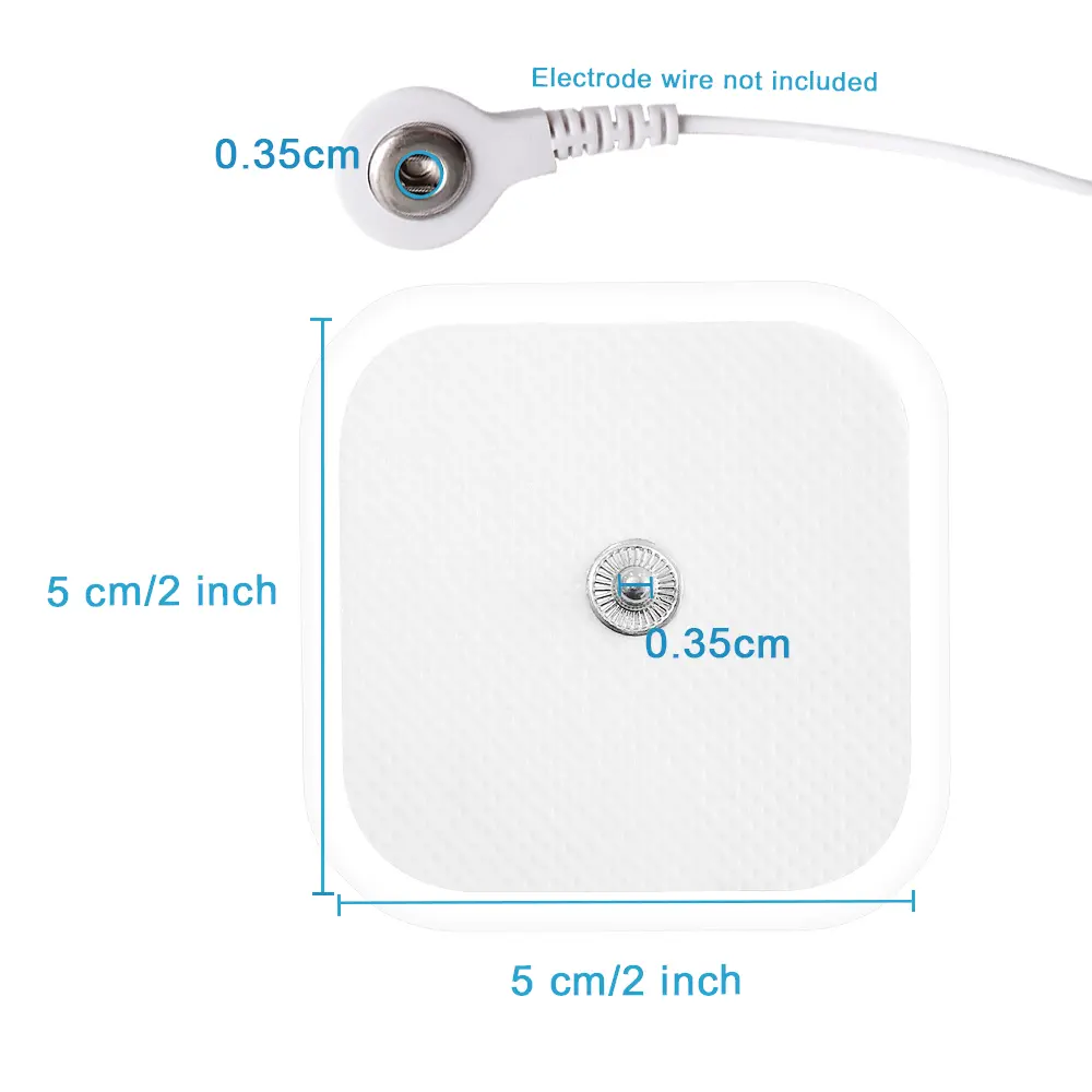 10/20pcs Replacement Electrode Pads Tens EMS Massager Non-woven Fabric Self Adhesive Electrode Patch Reusable Muscle Stimulator