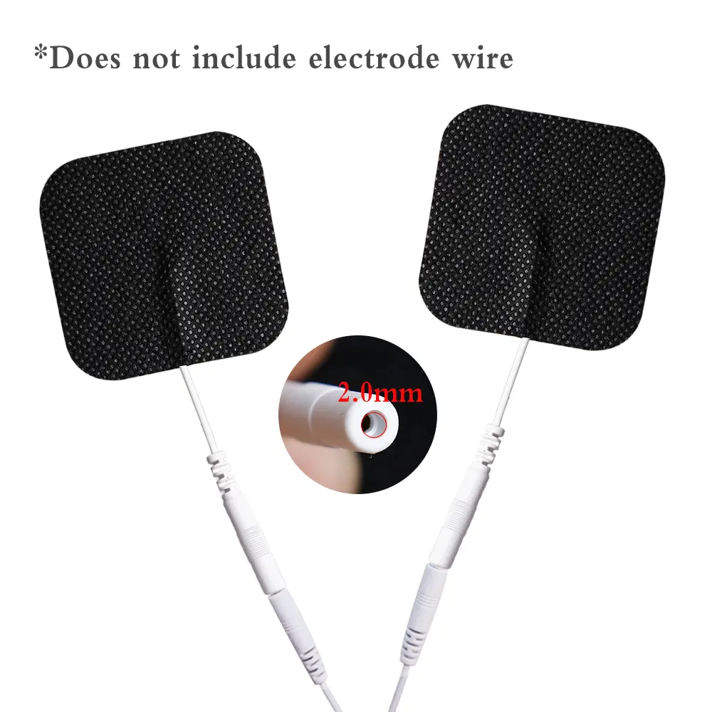 5x5 Electrode Pads Gel Non Woven Fabric Self Adhesive Stickers Electric EMS Muscle Stimulator Patches Massager Gel Conductive