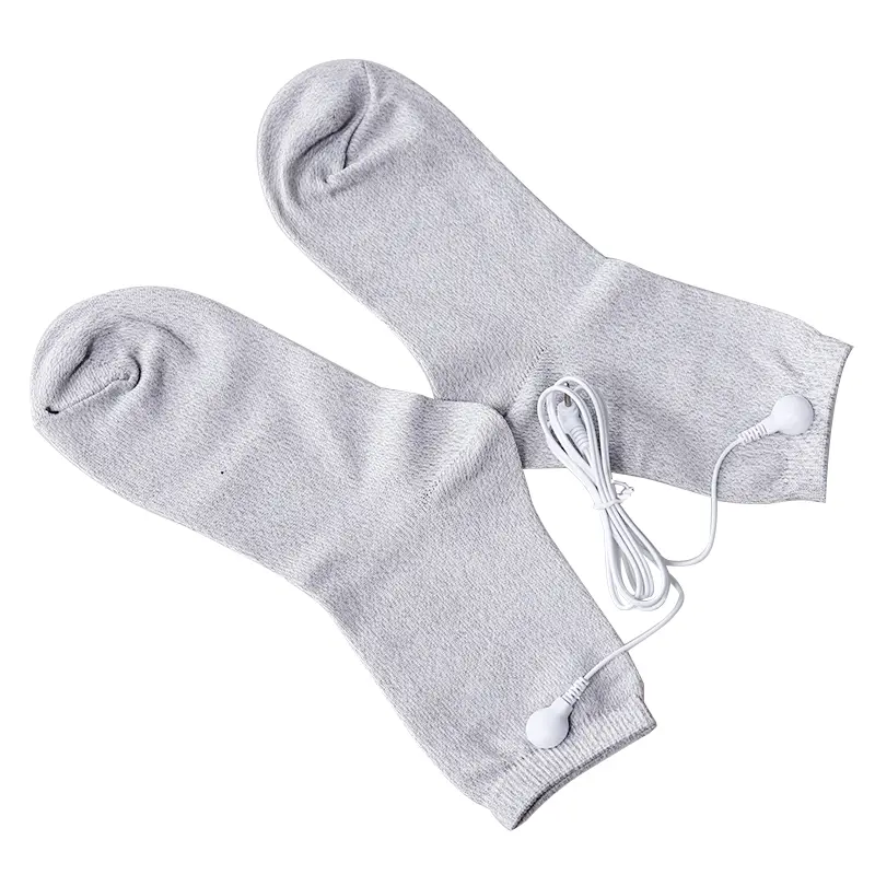 Electrode Silver Fiber Gloves Socks EMS Muscle Stimulator Body Massage Wrist Protectors Tens Conductive Therapy Cable Accessorie