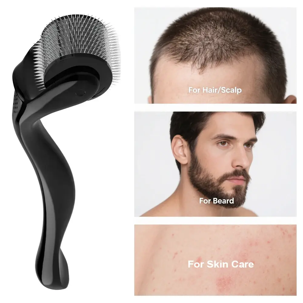 High Quality Micro Needle Titanium DRS 540 Dermaroller Skin Wrinkles Removal Facial Hair Regrowth Anti-Puffiness Derma Roller