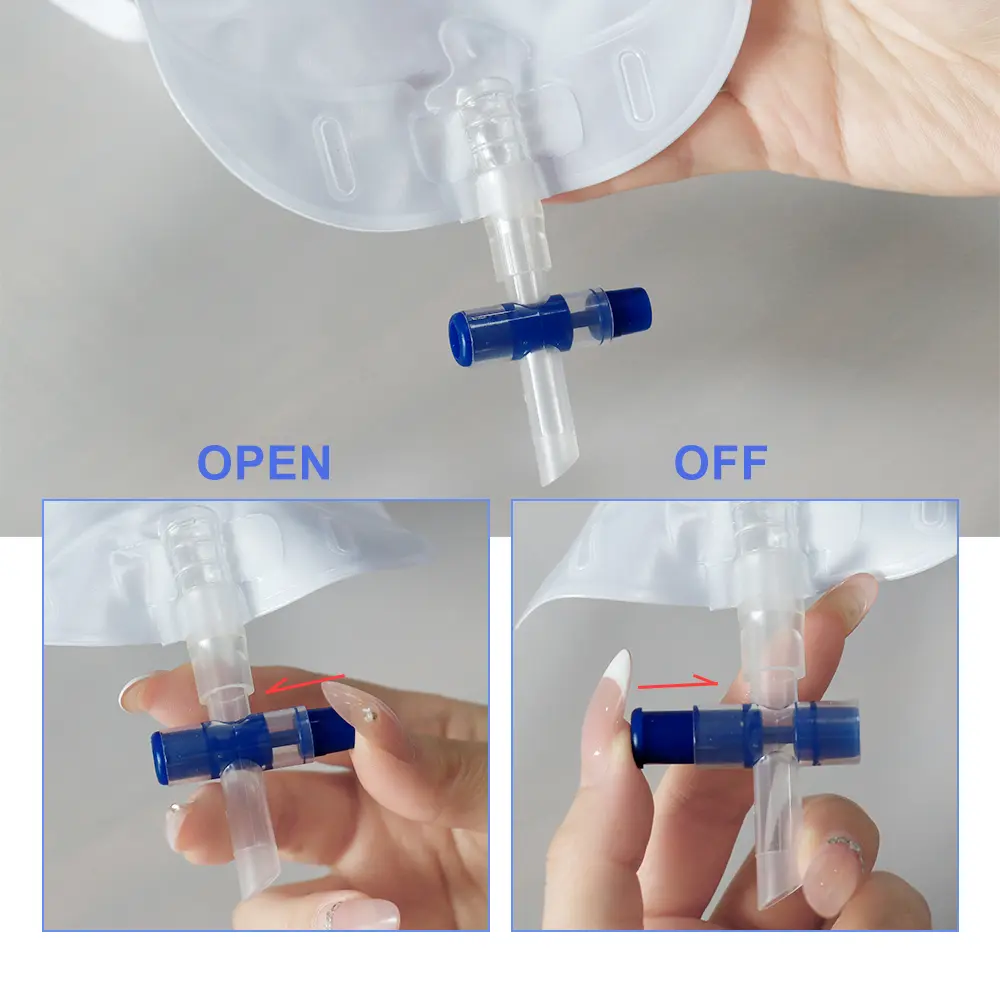 1PCS External Bedridden Wearable Silicone Male Urine Bag With Urinary Catheter Urine Collector Underpants Drainage Bag Reusable