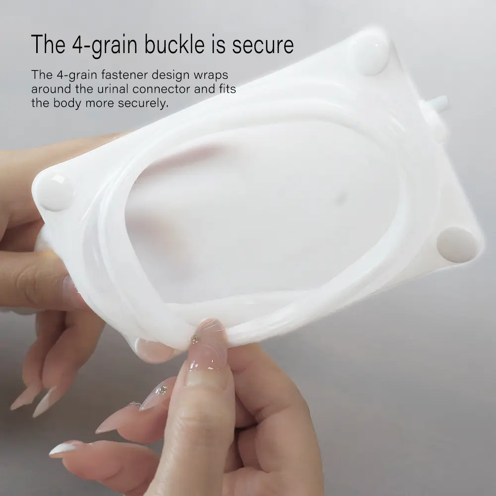 1PCS External Bedridden Wearable Silicone Male Urine Bag With Urinary Catheter Urine Collector Underpants Drainage Bag Reusable