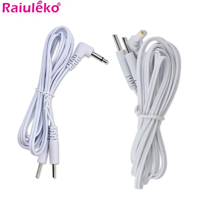 Replacement Physiotherapy Machine Gloves Wires Cable 2.5mm for Tens Acupuncture Muscle Stimulator Connection Massage Accessories