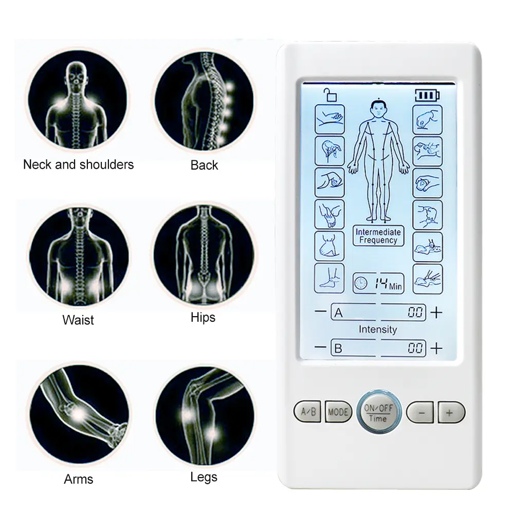 TENS Muscle Stimulator Pulse Body Acupuncture EMS Muscle Massager Physiotherapy Pain Relax Low Frequency Therapy Relax Machine