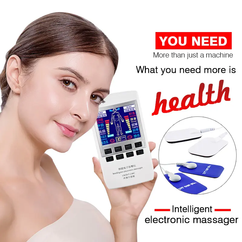 Electric Compex Tens Acupuncture EMS Pulse Muscle Stimulator Massager Low Frequency Physiotherapy Massage Body Pads Machine