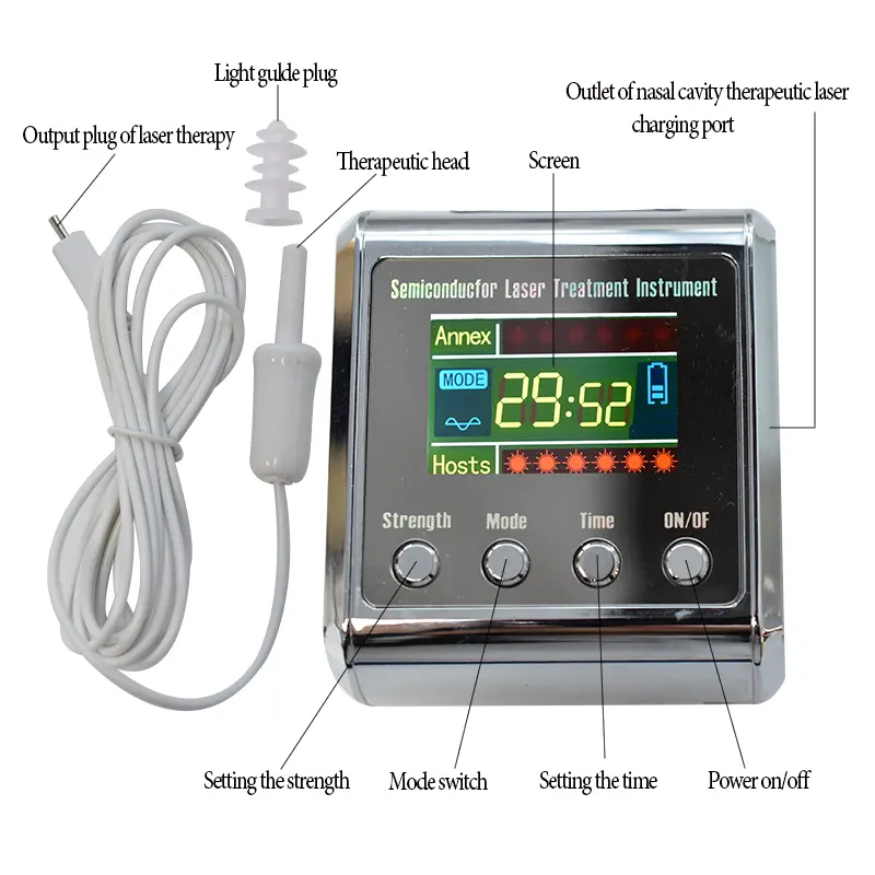 650nm Laser Therapy Device LLLT Hypertension Treatment Instrument Low-level Laser Physiotherapy Watch Diabetes Thrombosis Remove