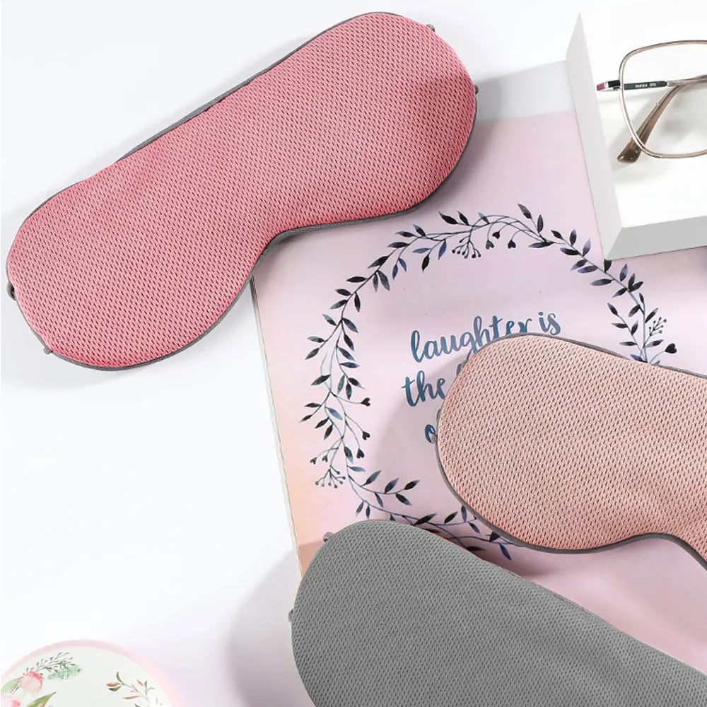 Double-sided Imitation Silk Eye Mask Breathable Sleep Light-blocking Eye Mask Sleeping Aid Travel Eyeshade Soft Blindfold Mask