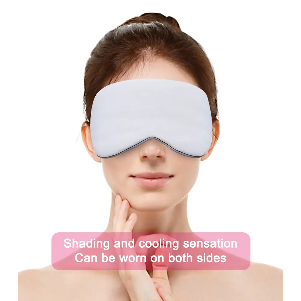 Double-sided Imitation Silk Eye Mask Breathable Sleep Light-blocking Eye Mask Sleeping Aid Travel Eyeshade Soft Blindfold Mask