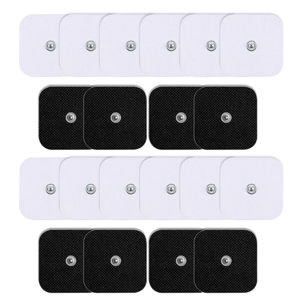Physiotherapy Electrodes Pads Non-woven Fabric Adhesive Gel Replacement Patch for Tens Unit EMS Electric Muscle Stimulator Tool