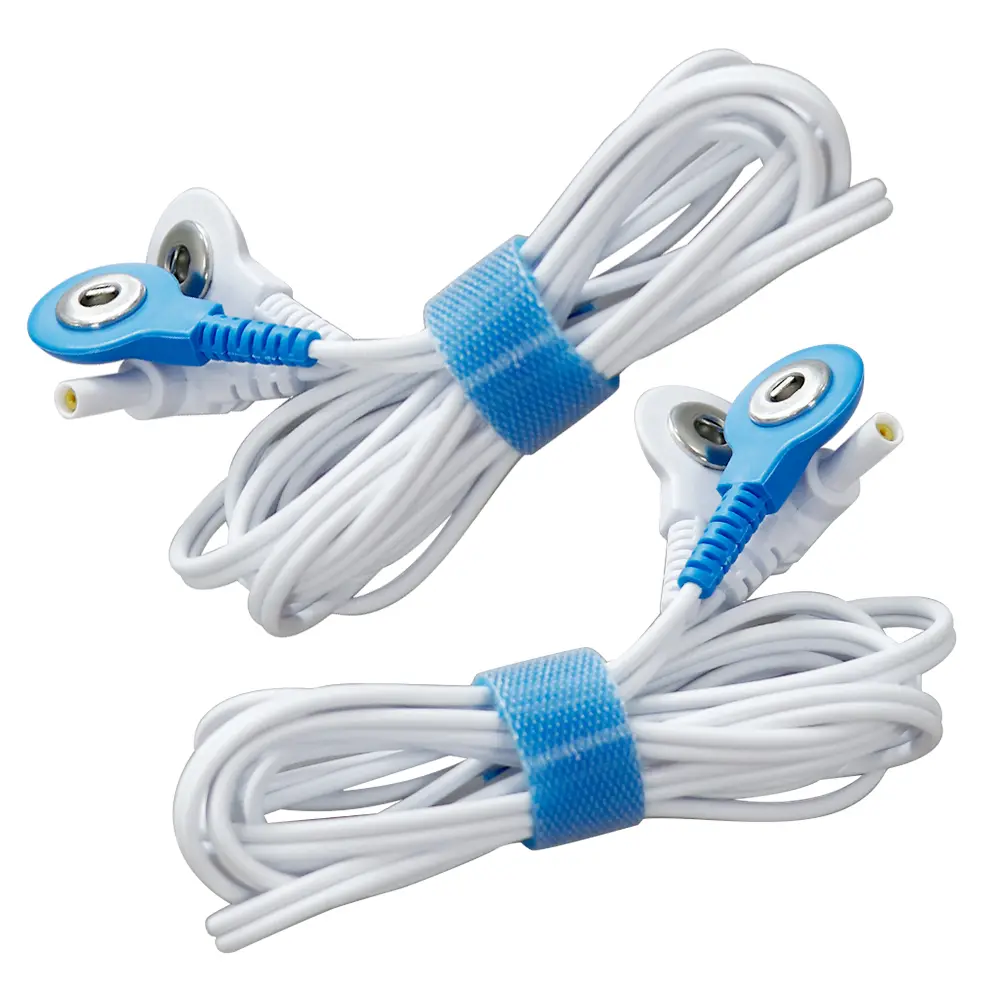 Electrode Lead Wires TENS Conductive Plug 2/3.5mm for Ems Massage Electrode Pad Standard Pin Digital Tens Machine Replacement