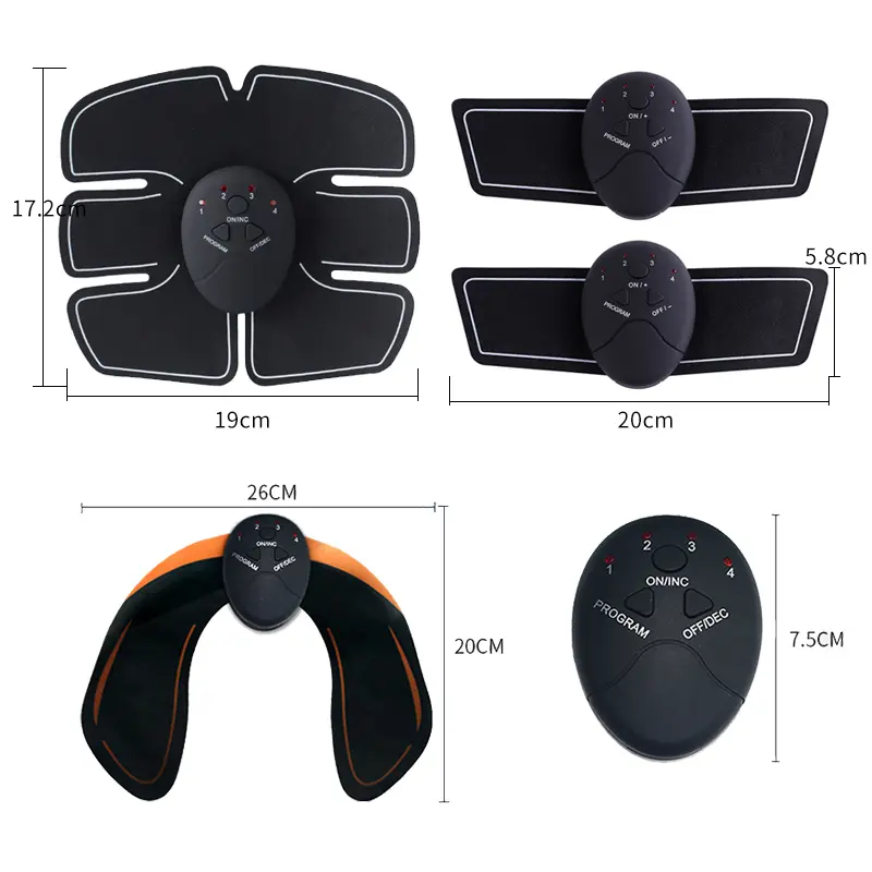 EMS Muscle Stimulator ABS Hip Abdominal Trainer Products Body Shaping Massage Equipment Body Fitness Machine Hom Gym Relief Pain