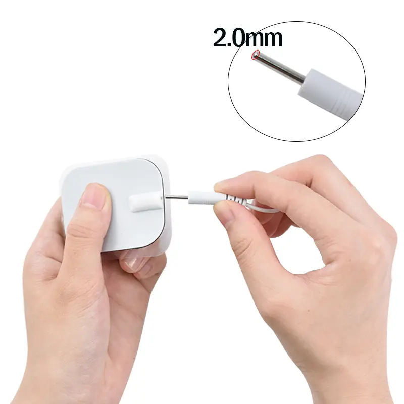 Electrode Lead Wires Cables Standard Connection Massage for TENS Unit Lead Wires Cables DC Diameter 2.5mm Therapy Replacement