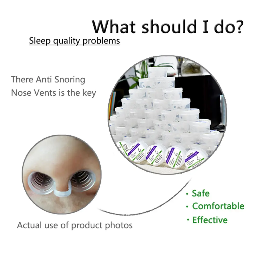 50/20/10PCS Anti Snoring Breathe Easy Sleep Nose Clip Snore Stopper Aid Nasal Dilators Device Congestion Aid No Strips Cones