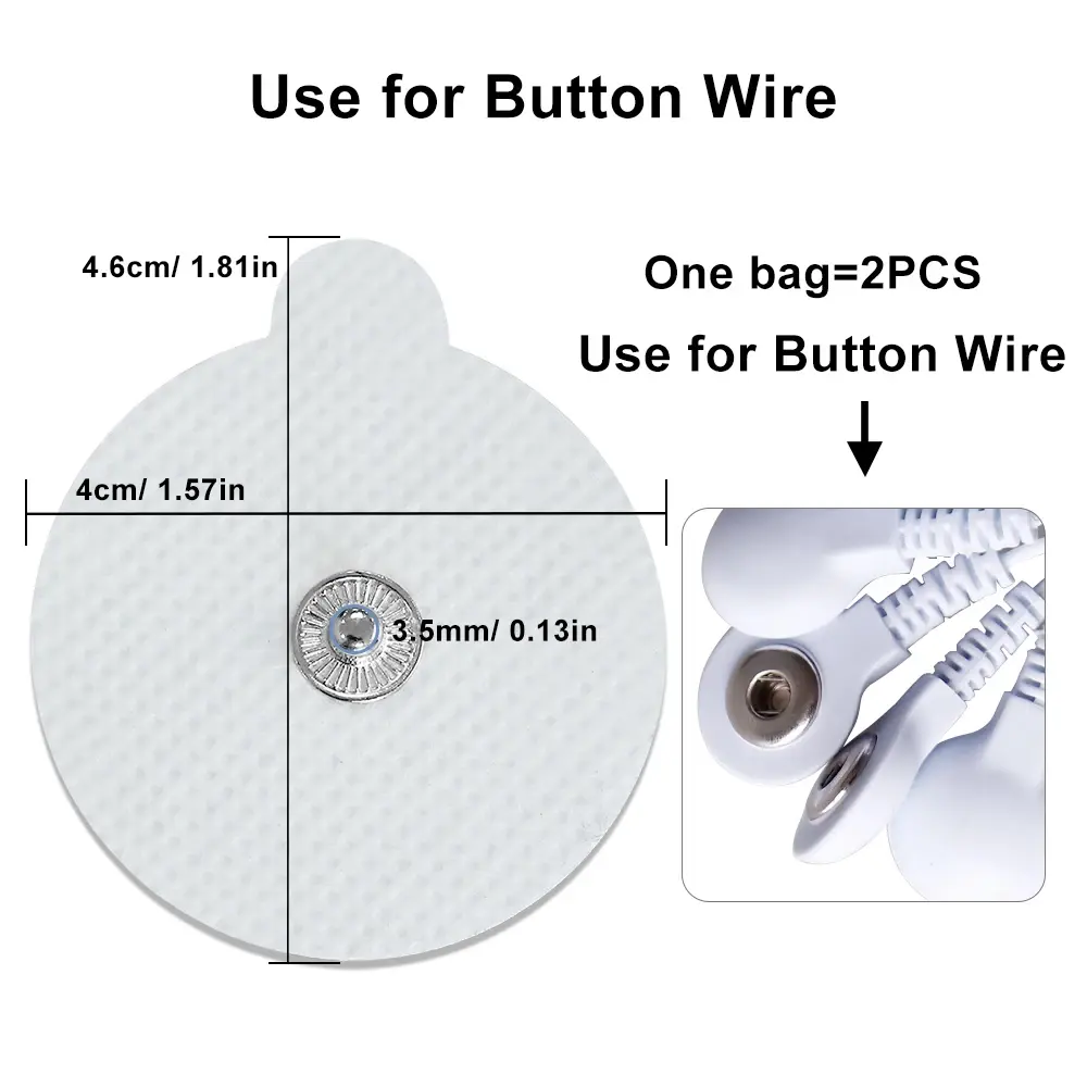 Electrostimulation Patches Tens Electrode Pads For Tens Acupuncture Physiotherapy Machine Ems Nerve Muscle Stimulator Sticker