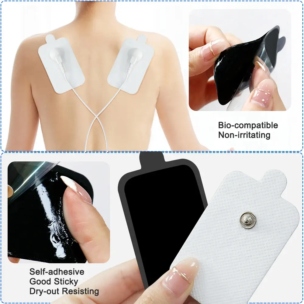 Electrostimulation Patches Tens Electrode Pads For Tens Acupuncture Physiotherapy Machine Ems Nerve Muscle Stimulator Sticker