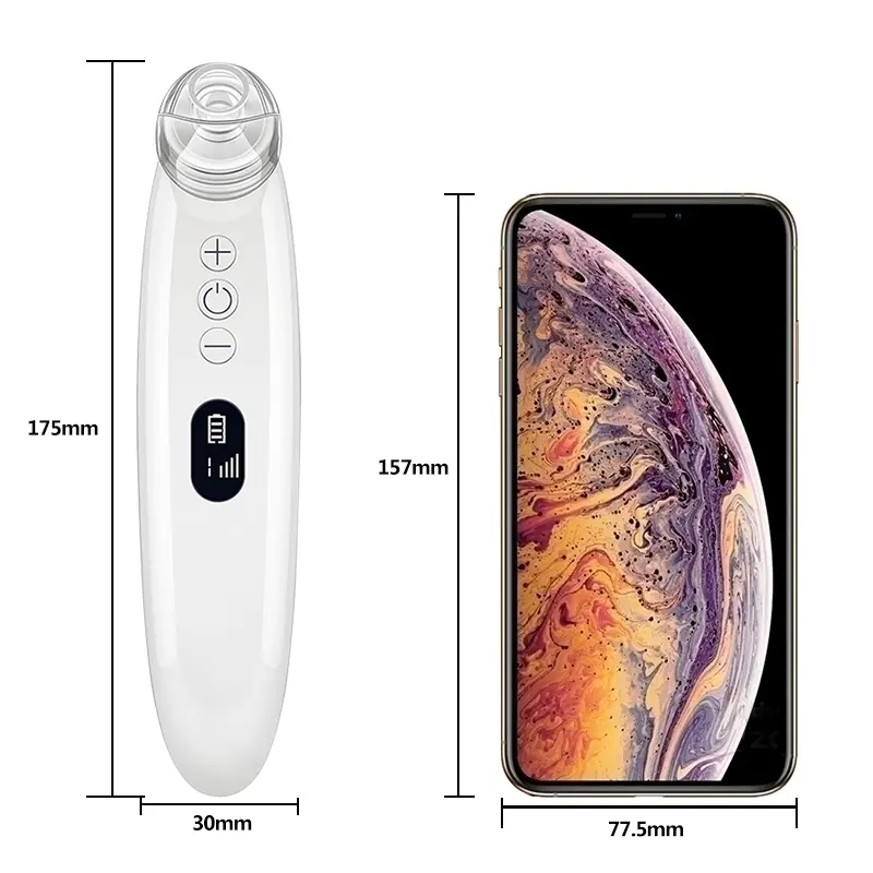 Diamond Microcrystal Facial Pore Cleaner Blackhead Remover Suction Vacuum Acne Remover LED Screen Display Facial Cleaner Machine