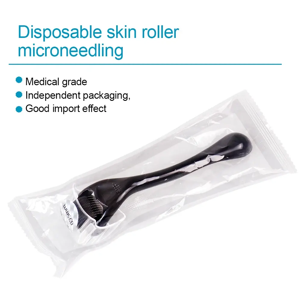 540 Needles for Facial Skin Body Hair Growth Derma Roller for Men's Beard Growth 0.2mm 0.25mm 0.3mm Needle Micro Face Roll Tool