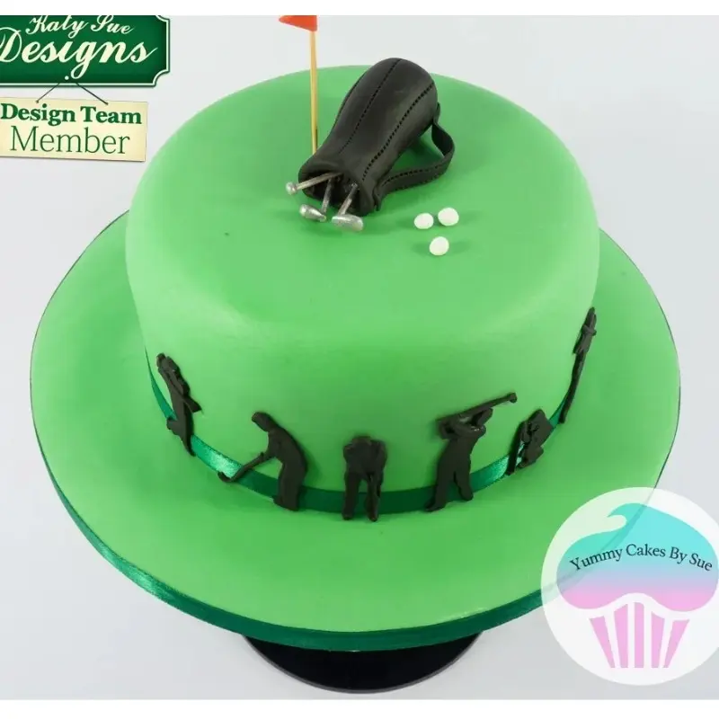 Sports Baseball Golf Football Rugby Fondant Cake Mold Chocolate Mold Suitable for Kitchen Baking Decoration Baking Tools