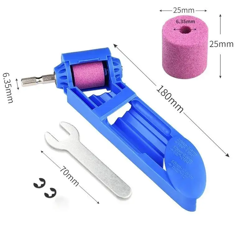 New Drill Bit Sharpener 2-12.5mm Portable Corundum Grinding Wheel Drill Sharpener Grinder Drill Bit Powered Tool Part Home Tool