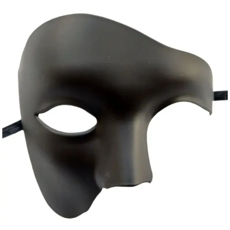 1pcs Carnival One Eye Half Face Ghost Mask Antique Opera Ghost Party Role Play Mask