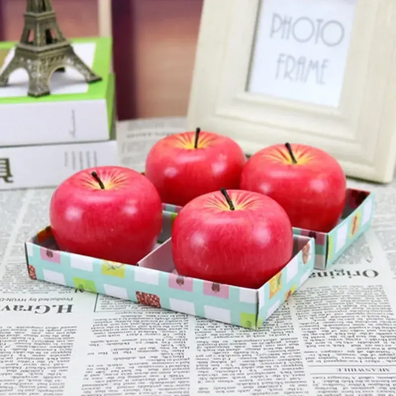 HomeRed Apple ShapeModeling TipsAromatherapy CandleApple DecorationBirthday PartyFruit Candle Decoration