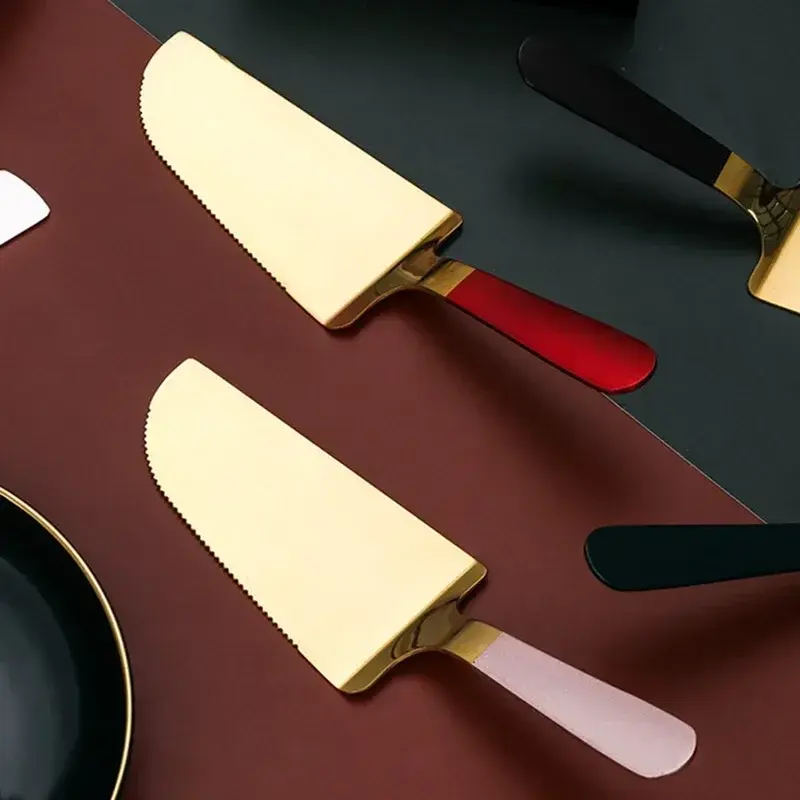 Stainless Steel Cake Shovel Knife Suitable Pie Pizza Cheese Divider Knives Portable Kitchen Baking Tools Household Accessories