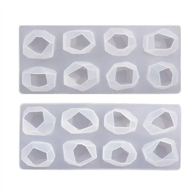 1 Pcs Shiny Crystal Mold Handmade Diy Epoxy Mold Makeable Multiple Ice Cube Silicone Mould Pendant Diamond Decoration Molds