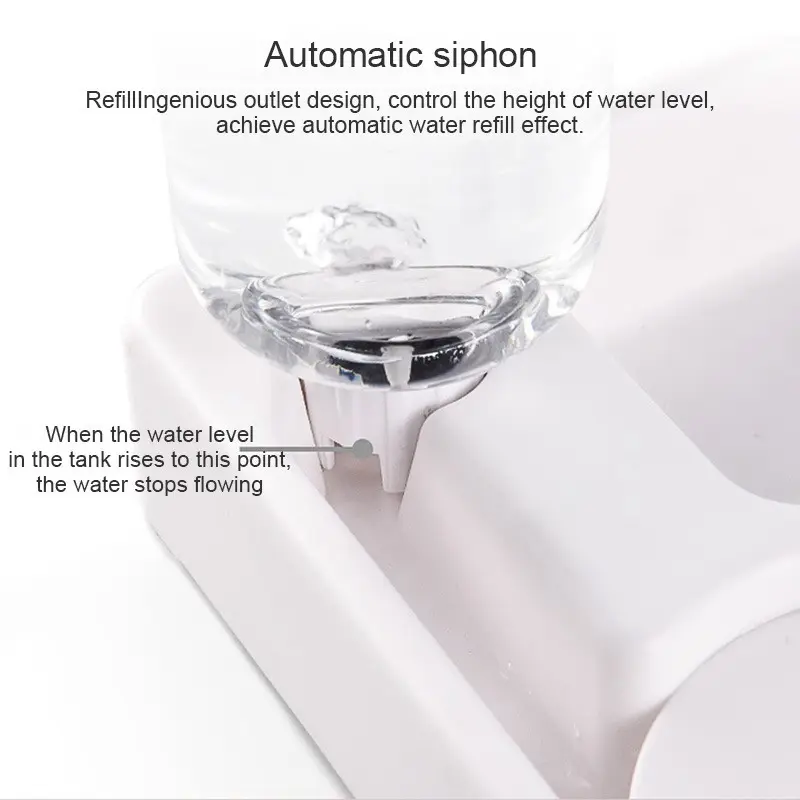 Corner Dog Bowl Pet Automatic Feeder Dog Cat Drinking Bowl For Dog Water Drink Cat Feeding Large Capacity Dispenser Pet Supplies