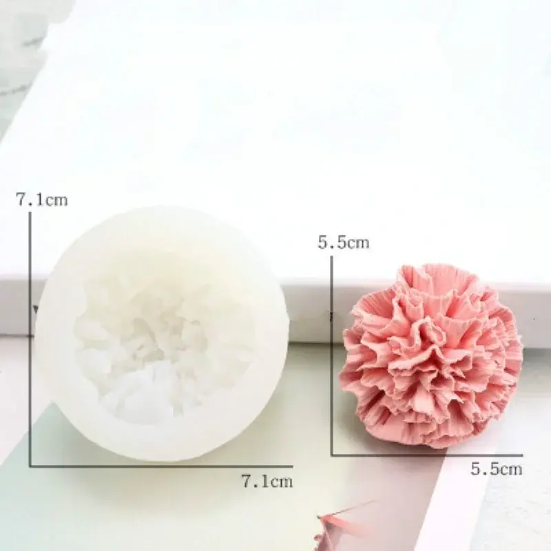 3D Flower Silicone Mold Homemade Soap Candle Mold Chocolate Cake Decoration Mold DIY Tools