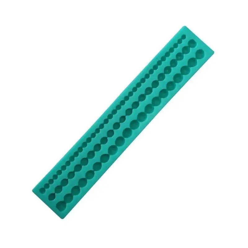 Practical Long Pearls Shape Cake Decorative Mold Suitable Kids Brithday Cake Silicone Mold Home Kitchen Fondant Baking Accessory