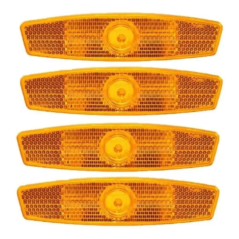 4PCS Bicycle Rays Bicycle Bicycle Ride Spoke Reflective Warning Safety Reflector Mount Vintage Clip