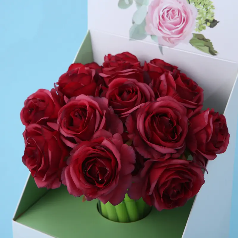 New 1Pcs Rose Flower Silicone Gel Pen Simulation Valentine's Day Gift Sign Water Pens Student Office School Writing Stationery