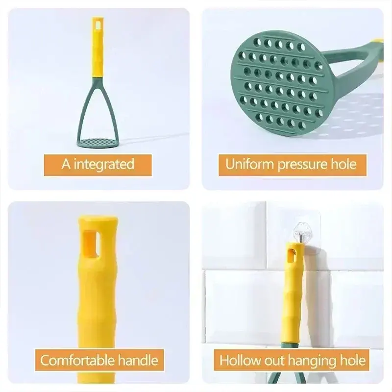 Plastic Ressed Potato Masher Handmade Press Mashing Tools Sweet Fruit Juice Maker Easy To Operate Kitchen Household Tool