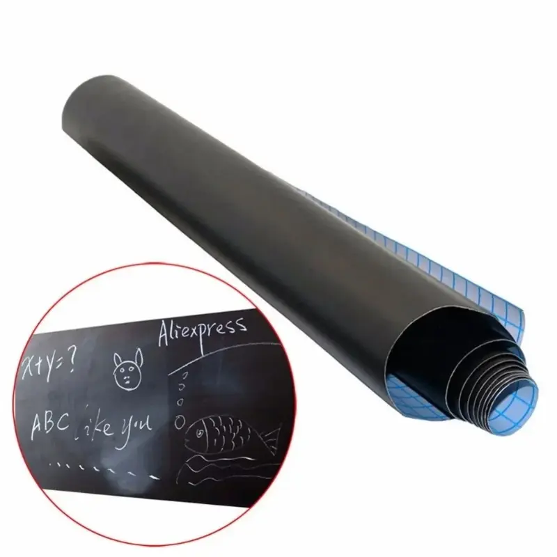 Vinyl Chalkboard 45cm X 100cm Wall Sticker Removable Chalkboard Decal Great DIY Gift for Kids Learning Presentation Supplies