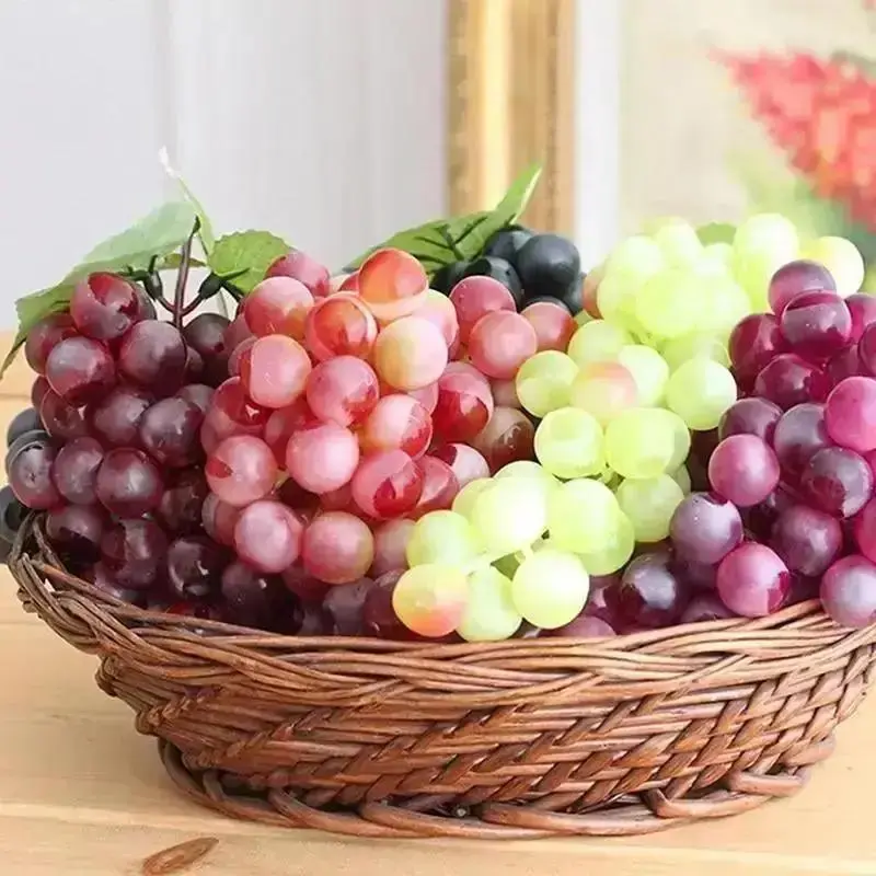 Artificial Grapes A Bunch Of Grapes Plastic Fakes Fruit Food Home Decor Decoration Artificial Fruit Fakes Fruits Decoration