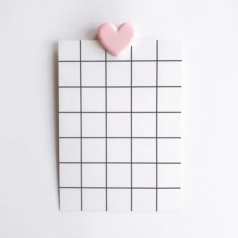 10pcs Plastic Pink Love Shaped Planner Clips Paper Clips Bookmarks School Stationery Brand New Planner Clips