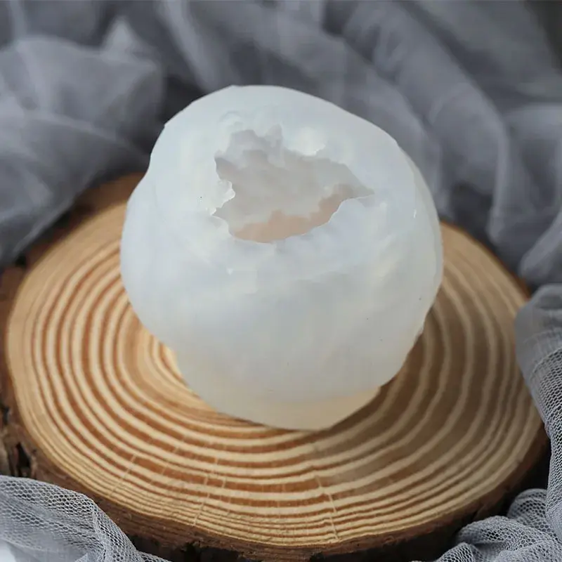 3D Wool Shaped Candle Mold Aromatherapy Candle Casting Mold Handmade DIY Soap Making Wax Mold Handmade Home Decoration Resin