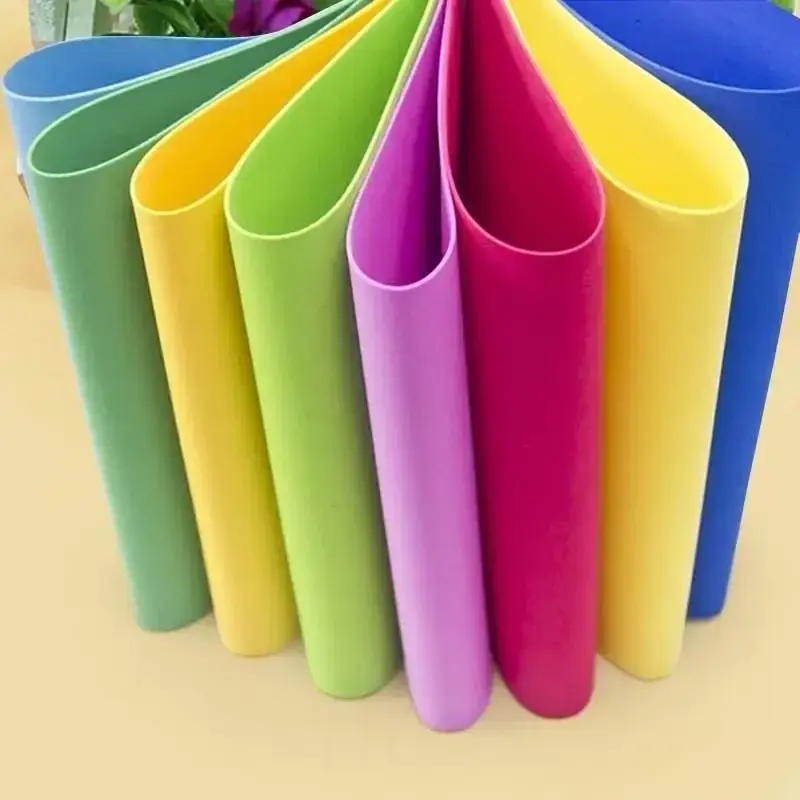 10pcs/pack DIY Handmade Color Paper Thick Multicolor Sponge EVA Childrens Handmade Foam Paper