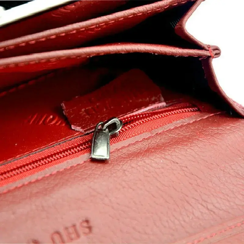 Leather Wallet Bag Large Capacity Clutch Crocodile Pattern Wallet Ladies Wallet Long Zipper Pattern