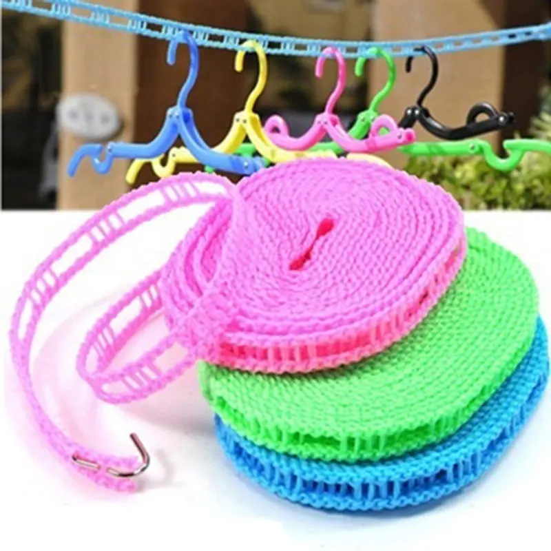 3m/5m Clotheslines Outdoor Travel Business Clothesline Laundry Non-slip Washing Clothes Line Rope Home Laundry Storage Products