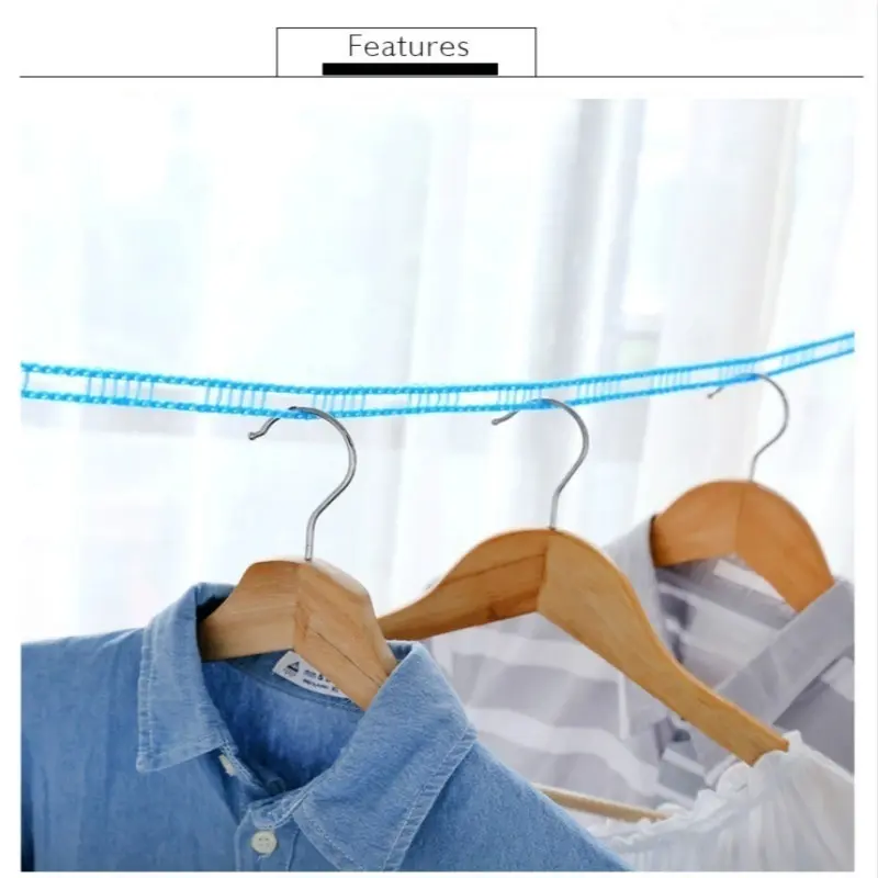 3m/5m Clotheslines Outdoor Travel Business Clothesline Laundry Non-slip Washing Clothes Line Rope Home Laundry Storage Products