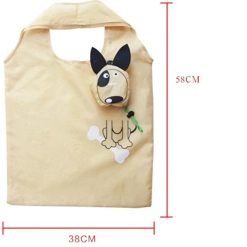 Household Reusable Eco-Friendly Grocery Foldable Shopping Bag Small Cute Lightweight Folding Tote Bag with Handle New Arrival