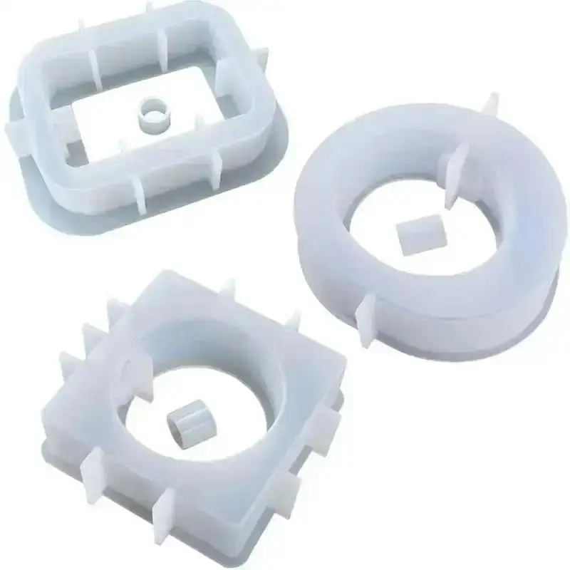 Epoxy Resin Crystal Glue Mold Oval Square Hydroponics Test Tube Flower Nursery Table Vase Silicone Mold Epoxy Resin Molds