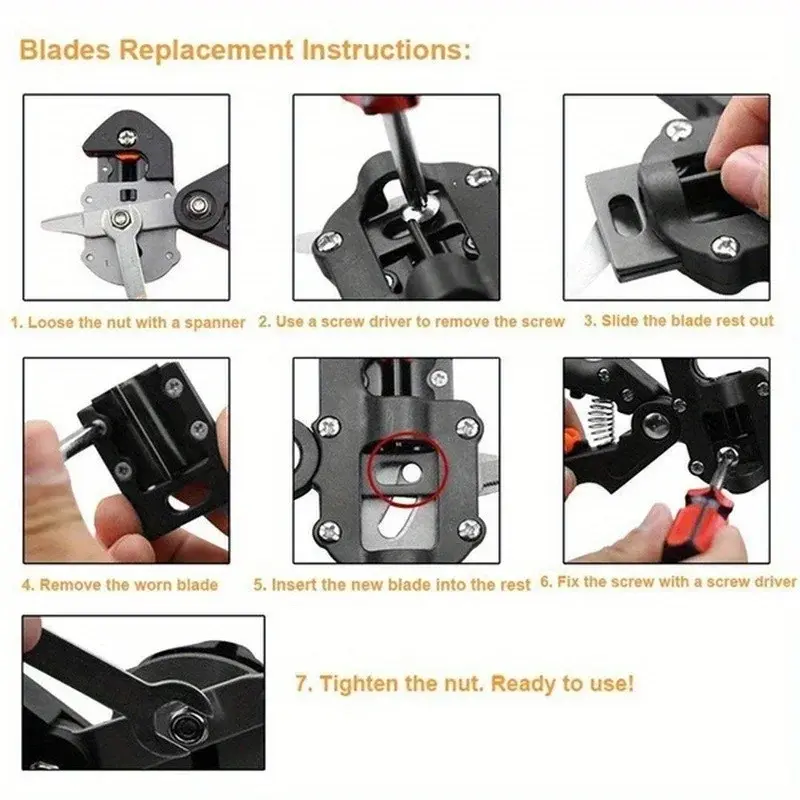 Ideal for Tender Branches Within 1 Cm Nursery Stock Grafting Machine with Three Blades Multifunctional Grafting Tool
