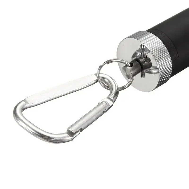 EDC Gadget Portable Pocket Cigarette Ashtray Keychain Metal Buckle Cylindrical Key