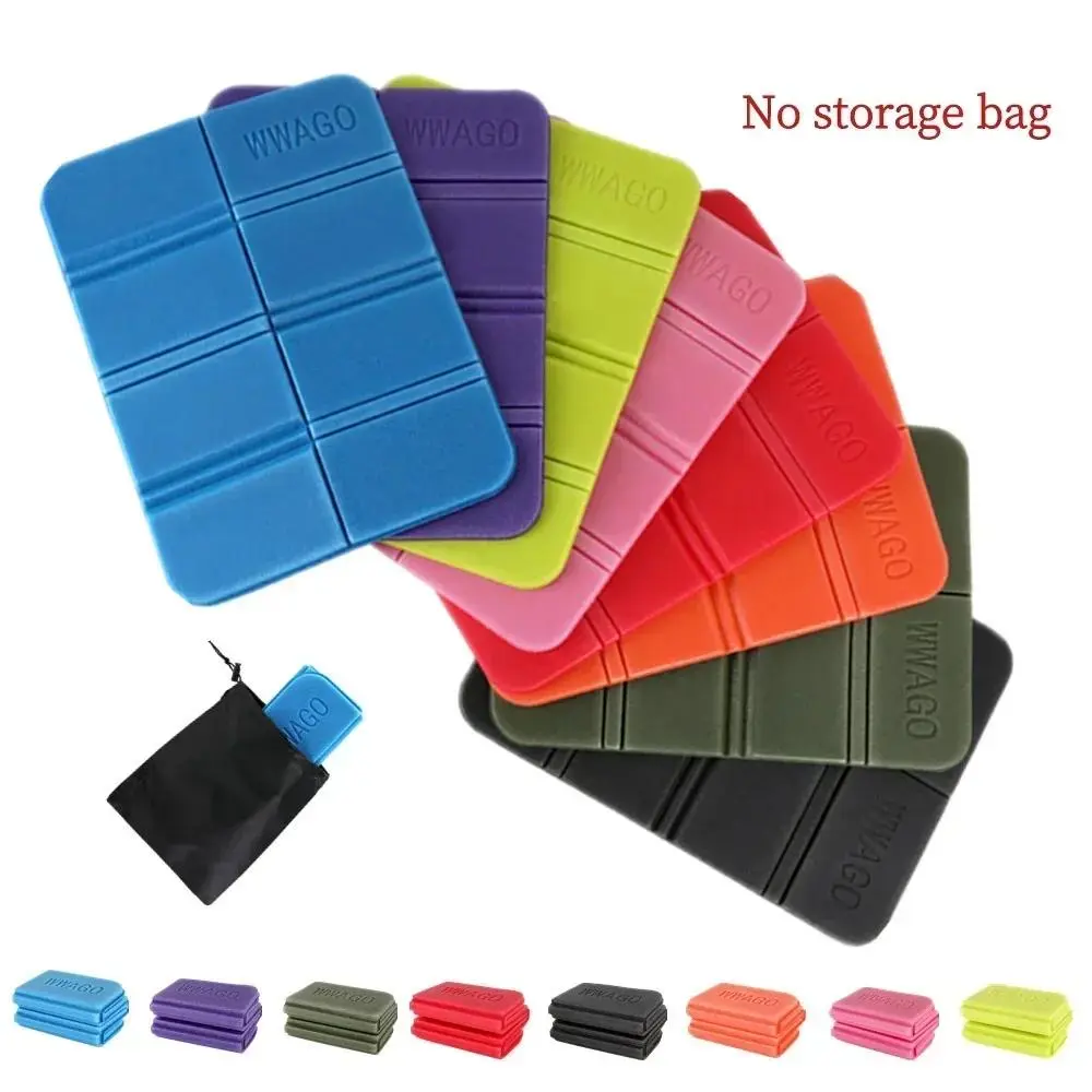 1 Pcs Outdoor Folding Pad Seat Cushion Picnic Mat Waterproof Moisture-proof EVA Household Products 8 Color Portable Single Pad